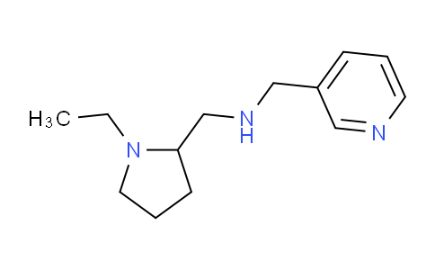 CAS No. 726163-38-8, 1-(1-Ethylpyrrolidin-2-yl)-N-(pyridin-3-ylmethyl)methanamine