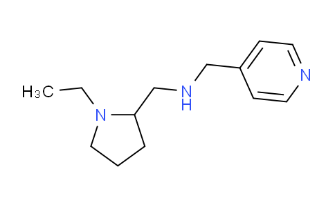 CAS No. 726162-94-3, 1-(1-Ethylpyrrolidin-2-yl)-N-(pyridin-4-ylmethyl)methanamine