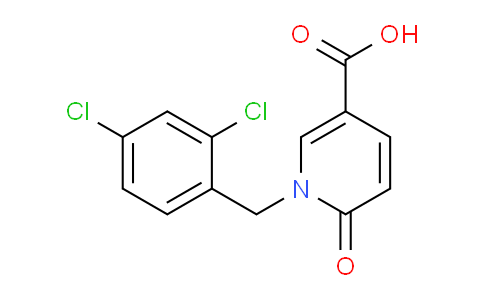 CAS No. 242797-28-0, 1-(2,4-Dichlorobenzyl)-6-oxo-1,6-dihydropyridine-3-carboxylic acid