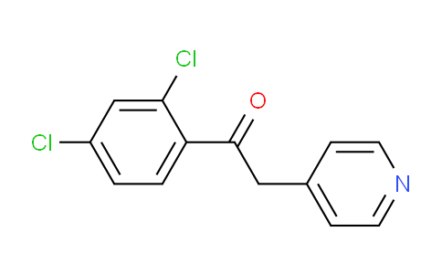 CAS No. 252955-08-1, 1-(2,4-Dichlorophenyl)-2-(pyridin-4-yl)ethanone
