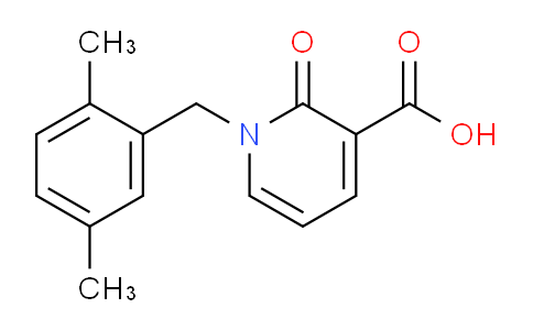CAS No. 1226083-15-3, 1-(2,5-Dimethylbenzyl)-2-oxo-1,2-dihydropyridine-3-carboxylic acid