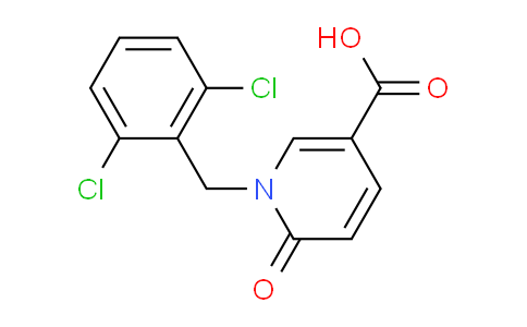 CAS No. 338783-23-6, 1-(2,6-Dichlorobenzyl)-6-oxo-1,6-dihydropyridine-3-carboxylic acid