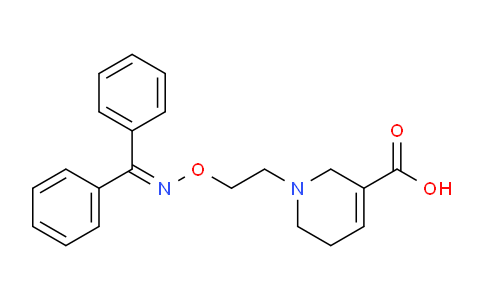 CAS No. 159094-94-7, 1-(2-(((Diphenylmethylene)amino)oxy)ethyl)-1,2,5,6-tetrahydropyridine-3-carboxylic acid