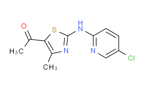 CAS No. 952183-70-9, 1-(2-((5-Chloropyridin-2-yl)amino)-4-methylthiazol-5-yl)ethanone