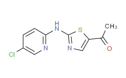 CAS No. 952183-72-1, 1-(2-((5-Chloropyridin-2-yl)amino)thiazol-5-yl)ethanone