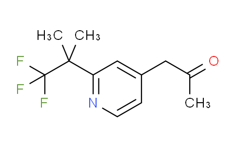 CAS No. 1396893-39-2, 1-(2-(1,1,1-Trifluoro-2-methylpropan-2-yl)pyridin-4-yl)propan-2-one