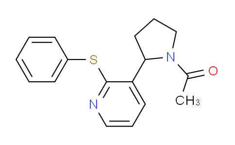 1352489-68-9 | 1-(2-(2-(Phenylthio)pyridin-3-yl)pyrrolidin-1-yl)ethanone