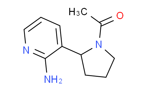 CAS No. 1352512-20-9, 1-(2-(2-Aminopyridin-3-yl)pyrrolidin-1-yl)ethanone