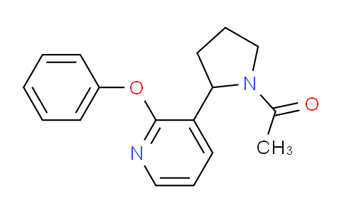 CAS No. 1352493-90-3, 1-(2-(2-Phenoxypyridin-3-yl)pyrrolidin-1-yl)ethanone