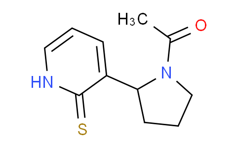 CAS No. 1352525-57-5, 1-(2-(2-Thioxo-1,2-dihydropyridin-3-yl)pyrrolidin-1-yl)ethanone