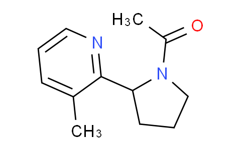 CAS No. 1352532-02-5, 1-(2-(3-Methylpyridin-2-yl)pyrrolidin-1-yl)ethanone