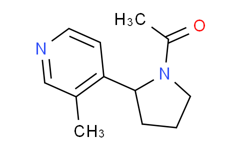 CAS No. 1352530-79-0, 1-(2-(3-Methylpyridin-4-yl)pyrrolidin-1-yl)ethanone