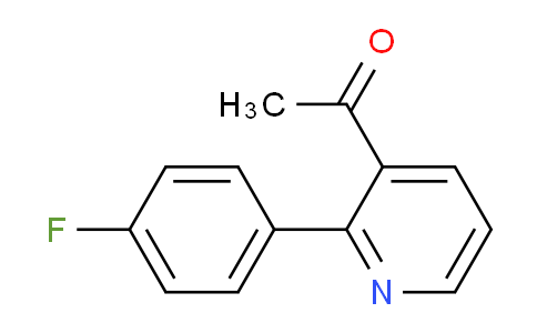 CAS No. 280573-47-9, 1-(2-(4-Fluorophenyl)pyridin-3-yl)ethanone