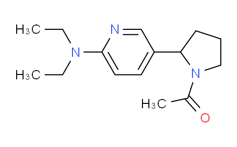 CAS No. 1352536-32-3, 1-(2-(6-(Diethylamino)pyridin-3-yl)pyrrolidin-1-yl)ethanone