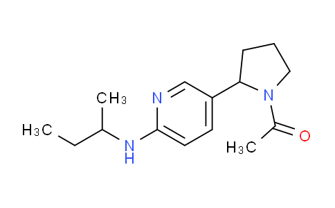 CAS No. 1352497-58-5, 1-(2-(6-(sec-Butylamino)pyridin-3-yl)pyrrolidin-1-yl)ethanone