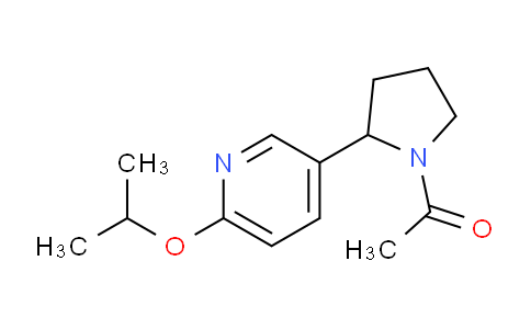 CAS No. 1352489-91-8, 1-(2-(6-Isopropoxypyridin-3-yl)pyrrolidin-1-yl)ethanone