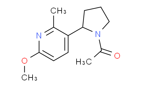 CAS No. 1352497-69-8, 1-(2-(6-Methoxy-2-methylpyridin-3-yl)pyrrolidin-1-yl)ethanone