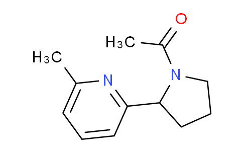 CAS No. 1352526-71-6, 1-(2-(6-Methylpyridin-2-yl)pyrrolidin-1-yl)ethanone
