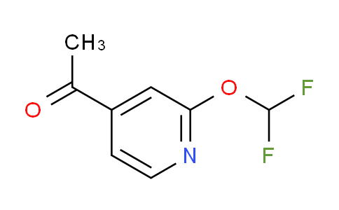 CAS No. 2168254-69-9, 1-(2-(Difluoromethoxy)pyridin-4-yl)ethanone