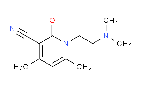 CAS No. 1267008-06-9, 1-(2-(Dimethylamino)ethyl)-4,6-dimethyl-2-oxo-1,2-dihydropyridine-3-carbonitrile