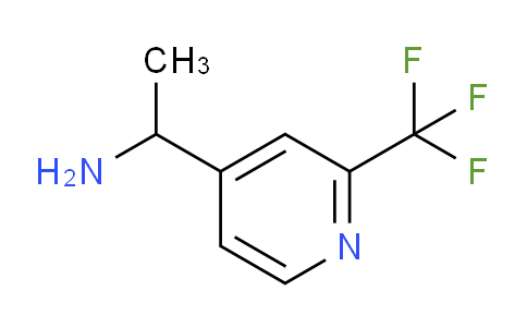 CAS No. 1060811-09-7, 1-(2-(Trifluoromethyl)pyridin-4-yl)ethanamine