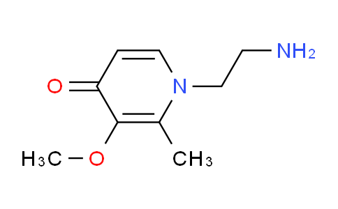 CAS No. 1216157-66-2, 1-(2-Aminoethyl)-3-methoxy-2-methylpyridin-4(1H)-one