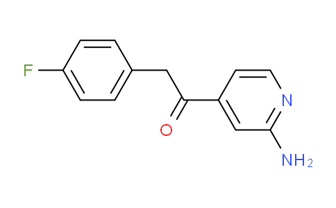 CAS No. 452056-80-3, 1-(2-Aminopyridin-4-yl)-2-(4-fluorophenyl)ethanone