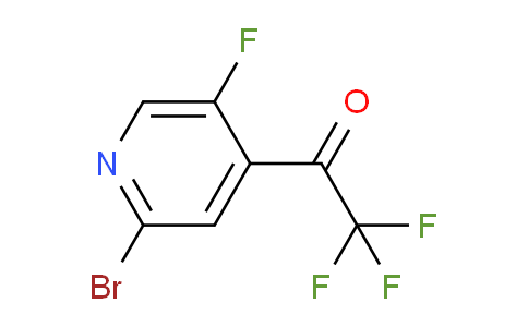 CAS No. 1375303-33-5, 1-(2-Bromo-5-fluoropyridin-4-yl)-2,2,2-trifluoroethanone