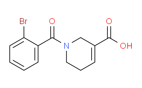 CAS No. 1373247-47-2, 1-(2-Bromobenzoyl)-1,2,5,6-tetrahydropyridine-3-carboxylic acid