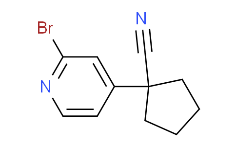 CAS No. 1246744-43-3, 1-(2-Bromopyridin-4-yl)cyclopentanecarbonitrile