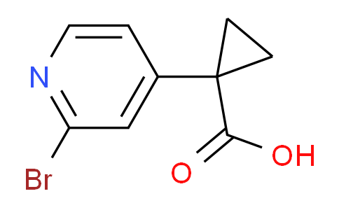 CAS No. 1060811-43-9, 1-(2-Bromopyridin-4-yl)cyclopropanecarboxylic acid