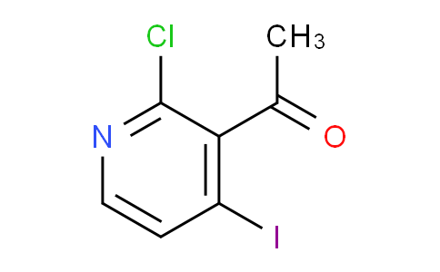 CAS No. 185041-03-6, 1-(2-Chloro-4-iodopyridin-3-yl)ethanone