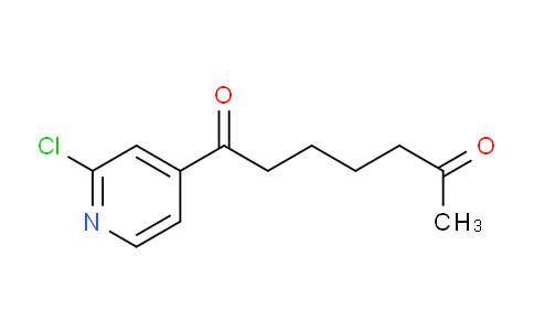 CAS No. 898785-36-9, 1-(2-Chloro-4-pyridyl)-1,6-heptanedione