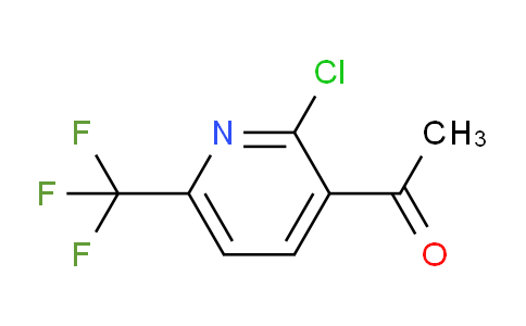 CAS No. 944900-15-6, 1-(2-Chloro-6-(trifluoromethyl)pyridin-3-yl)ethanone