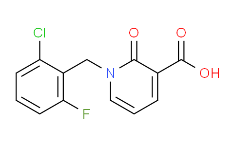 CAS No. 339008-79-6, 1-(2-Chloro-6-fluorobenzyl)-2-oxo-1,2-dihydropyridine-3-carboxylic acid