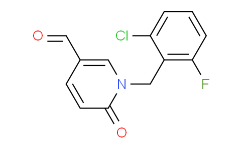 CAS No. 952183-37-8, 1-(2-Chloro-6-fluorobenzyl)-6-oxo-1,6-dihydropyridine-3-carbaldehyde