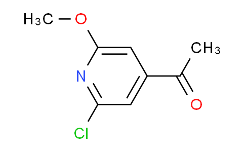 CAS No. 864674-09-9, 1-(2-Chloro-6-methoxypyridin-4-yl)ethanone