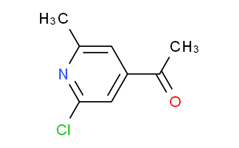 CAS No. 890406-52-7, 1-(2-Chloro-6-methylpyridin-4-yl)ethanone