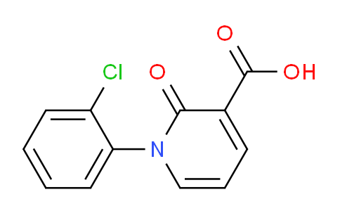 CAS No. 1267134-04-2, 1-(2-Chlorophenyl)-2-oxo-1,2-dihydropyridine-3-carboxylic acid