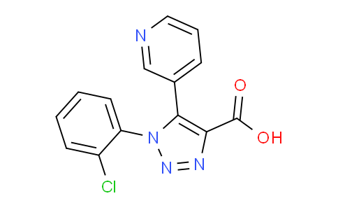 CAS No. 1031977-12-4, 1-(2-Chlorophenyl)-5-(pyridin-3-yl)-1H-1,2,3-triazole-4-carboxylic acid