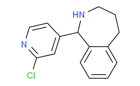 CAS No. 1251015-37-8, 1-(2-Chloropyridin-4-yl)-2,3,4,5-tetrahydro-1H-benzo[c]azepine