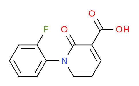 CAS No. 1267011-08-4, 1-(2-Fluorophenyl)-2-oxo-1,2-dihydropyridine-3-carboxylic acid