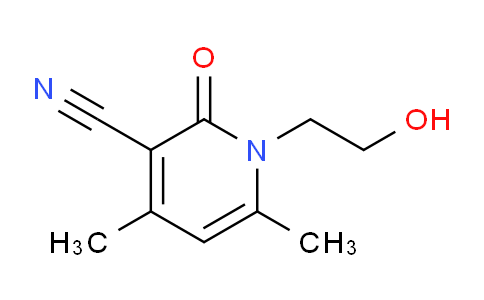 CAS No. 675843-82-0, 1-(2-Hydroxyethyl)-4,6-dimethyl-2-oxo-1,2-dihydropyridine-3-carbonitrile