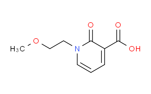CAS No. 66158-38-1, 1-(2-Methoxyethyl)-2-oxo-1,2-dihydropyridine-3-carboxylic acid