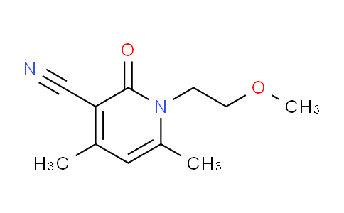 CAS No. 1010898-45-9, 1-(2-Methoxyethyl)-4,6-dimethyl-2-oxo-1,2-dihydropyridine-3-carbonitrile