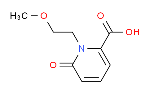 CAS No. 1439900-64-7, 1-(2-Methoxyethyl)-6-oxo-1,6-dihydropyridine-2-carboxylic acid