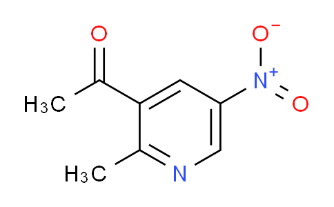 CAS No. 68541-87-7, 1-(2-Methyl-5-nitropyridin-3-yl)ethanone