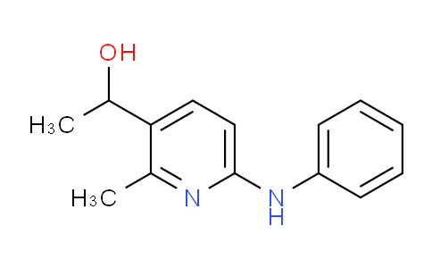CAS No. 1355237-83-0, 1-(2-Methyl-6-(phenylamino)pyridin-3-yl)ethanol