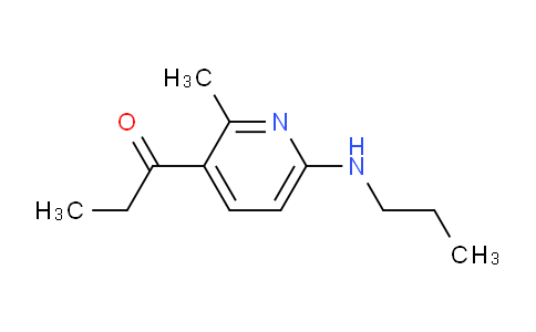 CAS No. 1355195-83-3, 1-(2-Methyl-6-(propylamino)pyridin-3-yl)propan-1-one