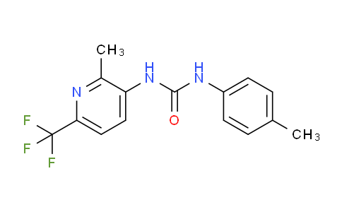 CAS No. 1227955-25-0, 1-(2-Methyl-6-(trifluoromethyl)pyridin-3-yl)-3-(p-tolyl)urea